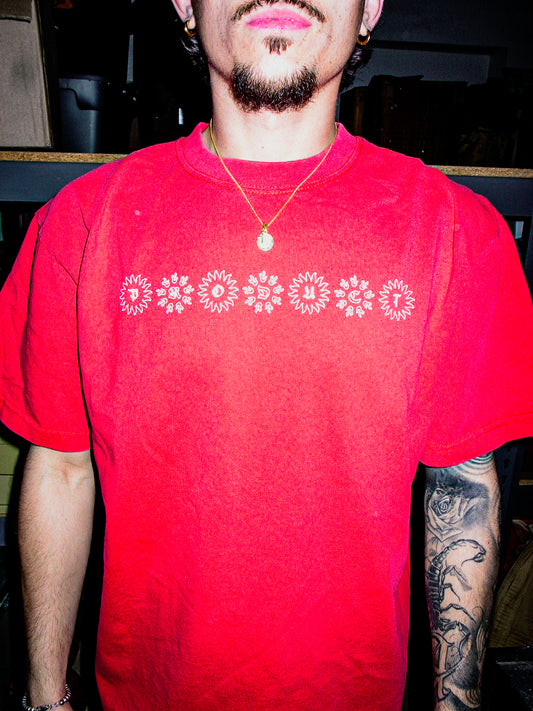 S&F Spell Out Tee (Cherry Red)